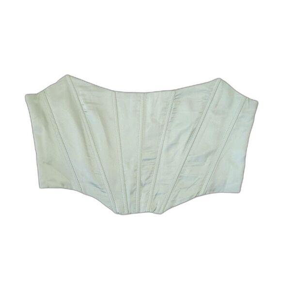 Streetwear Society Green Corset Top - Picture 1 of 4